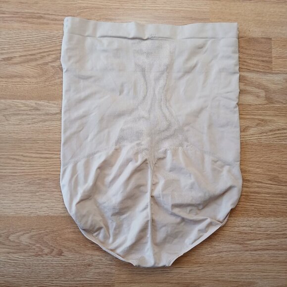 Spanx OnCore Shapewear High Waisted Brief Beige Size XL - Picture 3 of 7